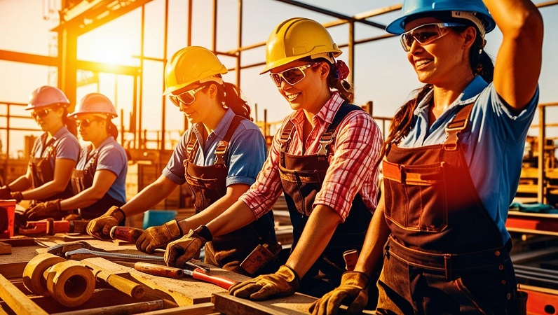 La construcción suma en 2024 más de 5.400 mujeres trabajadoras